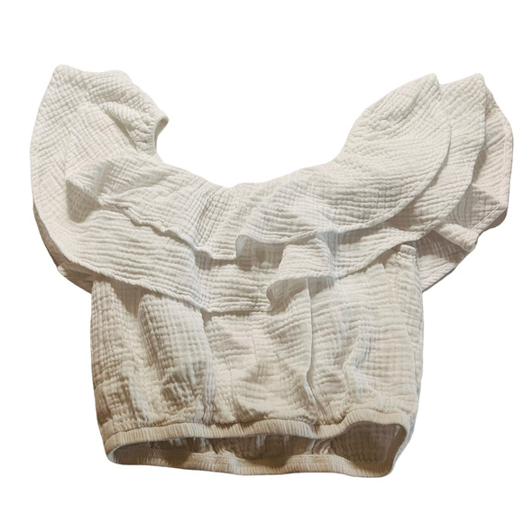 Show Me Your MuMu White Off-Shoulder Blouse - Picture 4 of 8